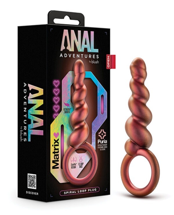 Anal Adventures Spiral Loop Plug